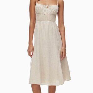 Aritzia Wilfred Genoa linen dress L